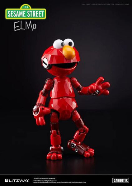 BLITZWAY 芝麻街 CARBOTIX ELMO 艾蒙 可動完成品 