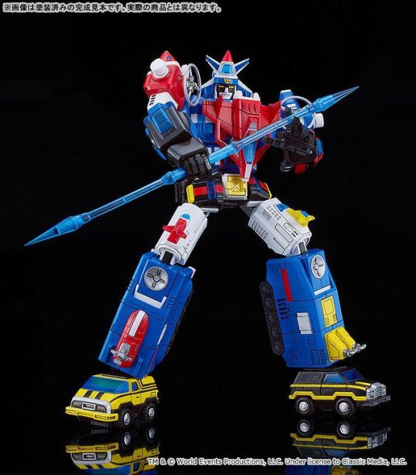 預購10月 GSC MODEROID 機甲艦隊 15機合體 戴拉格XV 組裝模型 