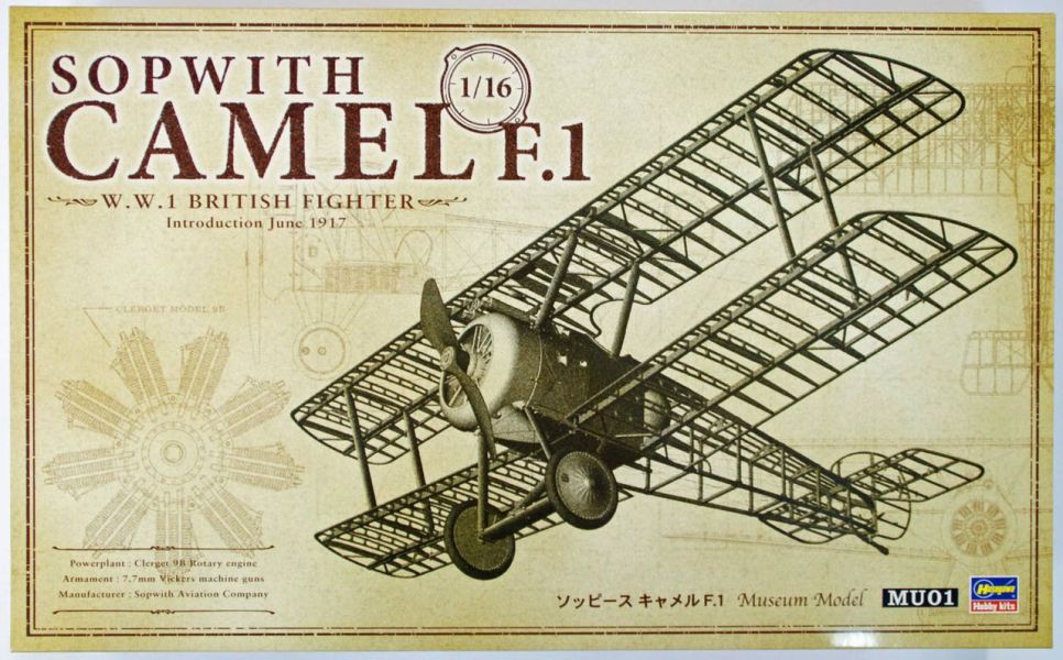 長谷川 HASEGAWA 1/16 索普威斯 駱駝式戰鬥機 組裝模型 