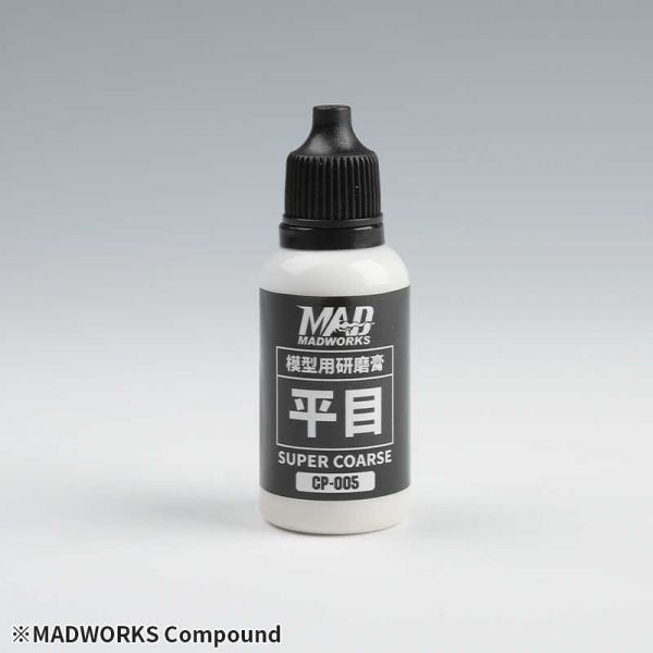 MADWORKS CP-005 模型用平目研磨膏 20ml <在使用粗目研磨膏前使用> 