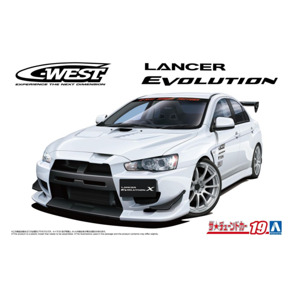 預購12月 青島 1/24 #19 三菱 C-WEST CZ4A Lancer EvolutionⅩ'07 