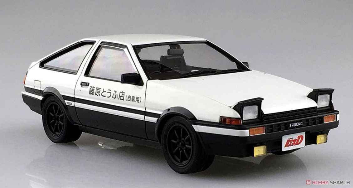 青島社 AOSHIMA 1/24 頭文字D 藤原拓海 AE86 第一卷式樣 組裝模型 