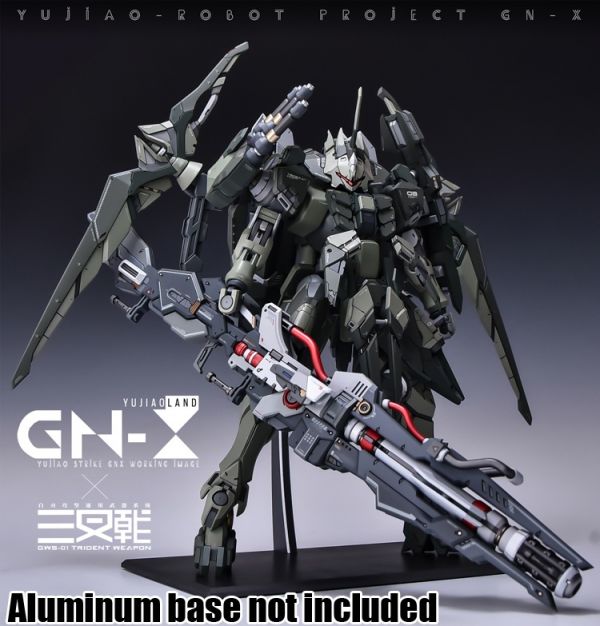 育膠樂園 1/100 厄運式白虎 強襲型GN-X & 三叉戟 改套 (需搭配MG GN-X套件) 