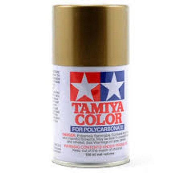 田宮 TAMIYA PS-13 金黃色 噴罐 (新配方 耐撞擊、高延展性 ) <硝基漆/100ml> 