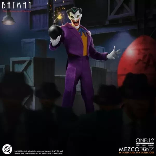 預購26年7月 MEZCO Collective 蝙蝠俠：動畫系列 小丑 可動 