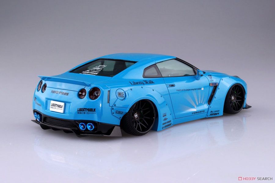 青島社 AOSHIMA 1/24  Liberty Walk NO.09 LB Works R35 GT-R Ver.1 組裝模型 