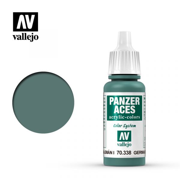  Acrylicos Vallejo - 70338 - 裝甲王牌 Panzer Aces - 德軍軍服 I 高光色 Feldgrau I Highlights - 17 ml. 