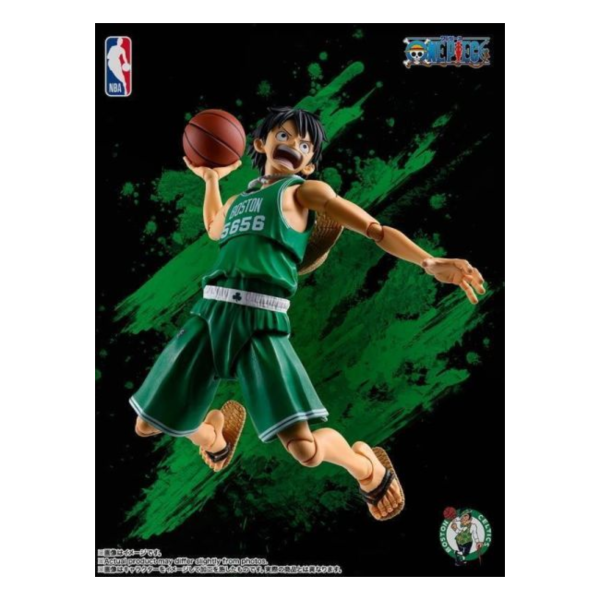 預購27年2月 代理 S.H.F SHF 海賊王 航海王 × NBA 魯夫 CELTICS 塞爾提克 ver 