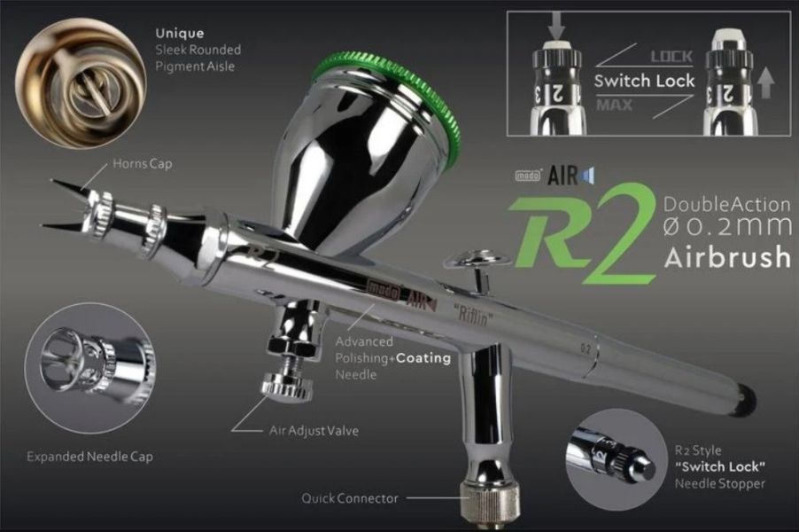 MODO 摩多製漆所 modoAIR R2噴筆高階噴筆 標準版 