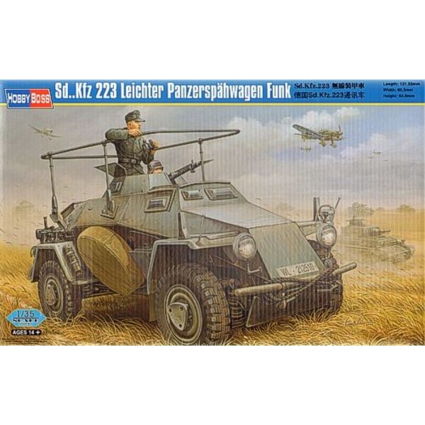 HOBBY BOSS 1/35 82443 Sd.Kfz.223 無線装甲車 <付蝕刻片> 