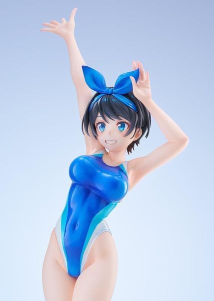 HJ限定 AMAKUNI 出租女友 更科瑠夏 競技泳裝Ver 1/7 