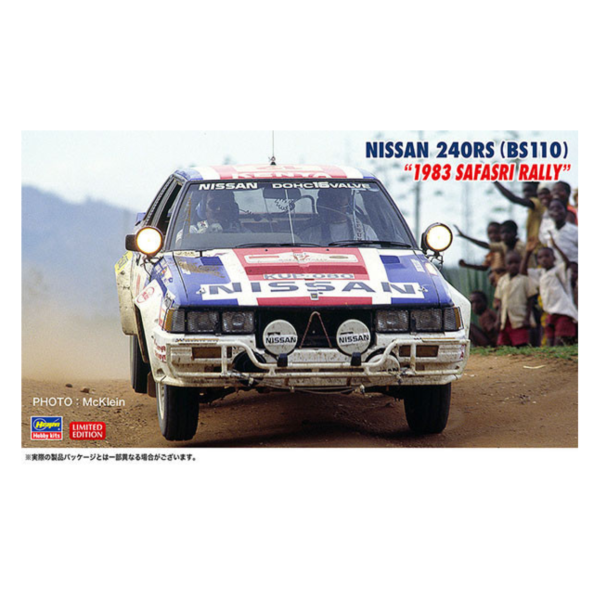 預購11月 長谷川 1/24 Nissan 240RS (BS110) 1983 Safari Rally 