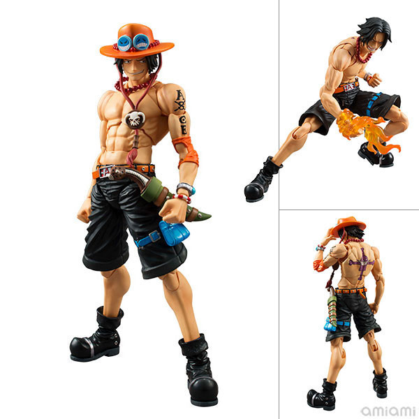 MH 代理版 VAH Variable Action Heroes ONE PIECE 艾斯 (再版) 可動 