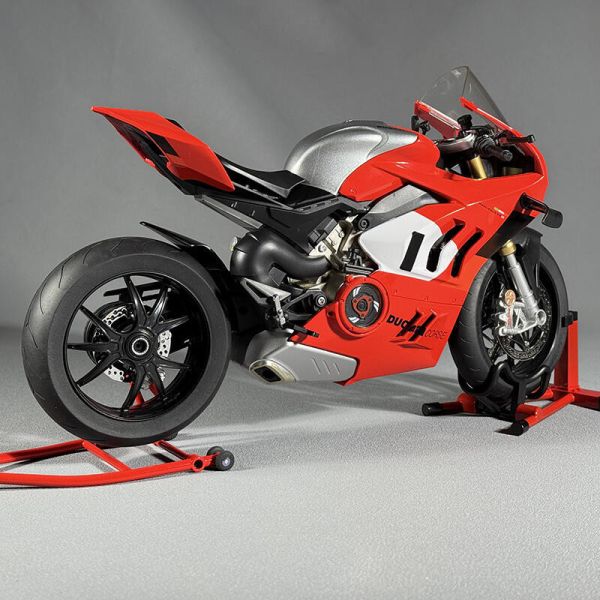 預購7月 12吋 杜卡迪 V4S 鈴木隼 超擬真 1/6 雙排氣 合金摩托車 