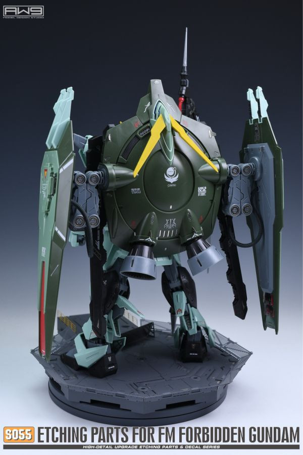 鋼魂 AW9 S55 FM 1/100 禁斷鋼彈 專用蝕刻片 附水貼 
