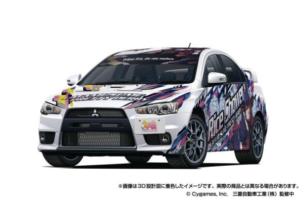 青島社1/24 痛車#3《賽馬娘》ver.2 CZ4A 藍瑟 Evolution X 最終版'15 模型 