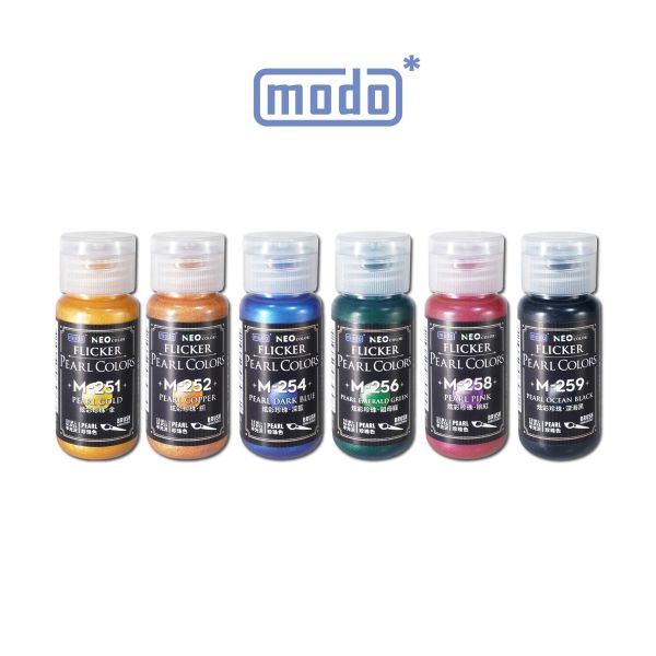 摩多製漆所 MODO 硝基漆 NEO 炫彩珍珠色系列 筆塗用濃度 30ml 