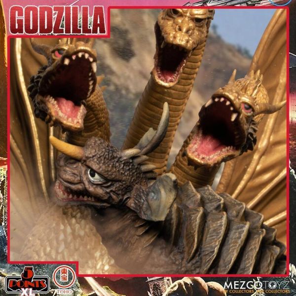MEZCO 5 Points XL 哥吉拉 1968 怪獸總進擊 Round 2 寶箱組 