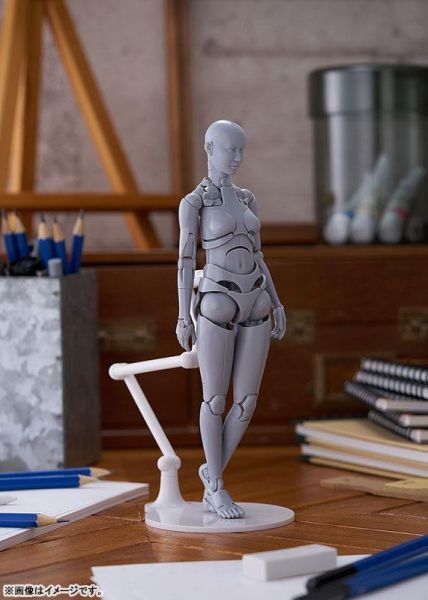 預購9月 Max Factory 西村式素描人偶 OLIVE GRAY 灰色 