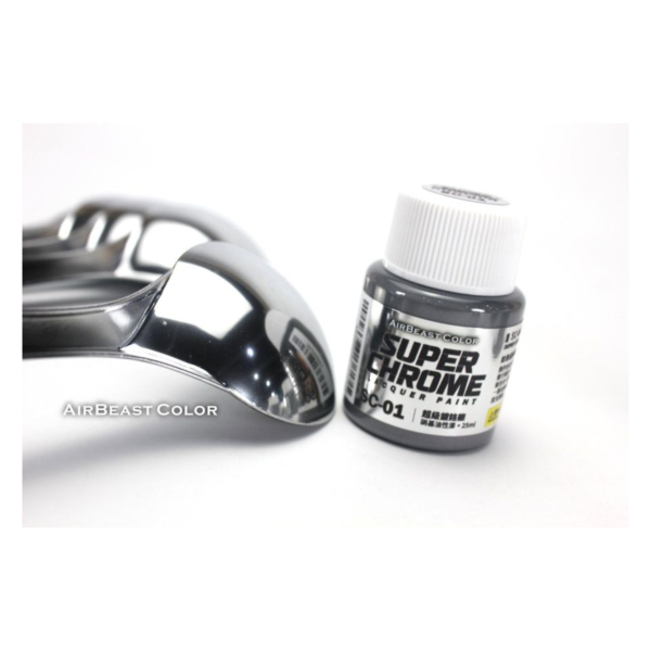 AirBeast 硝基漆 SC-01 超級鍍鉻銀 電鍍銀 25ml 