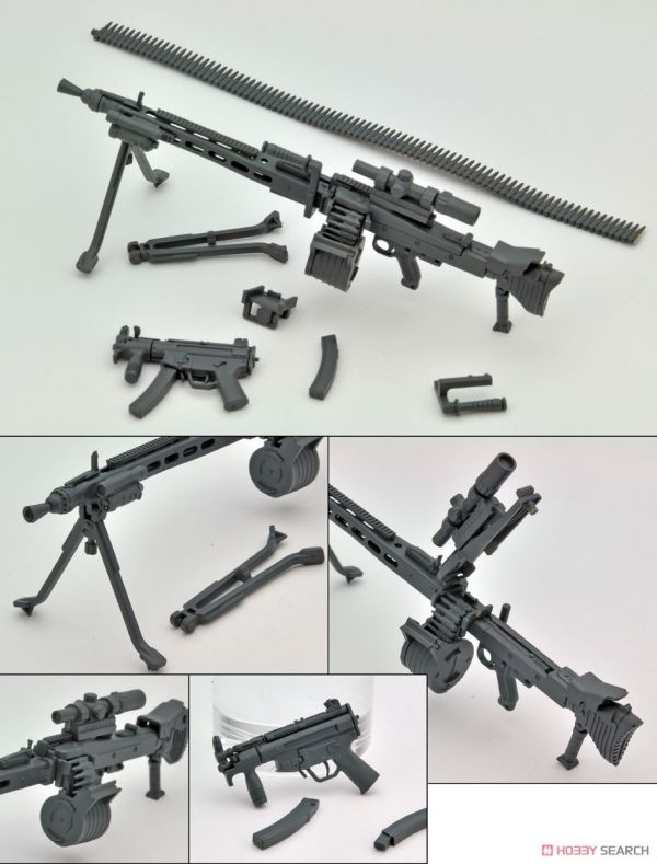 TOMYTEC 1/100 Diocom Weapons DCML02 SET A 機關槍組 組裝模型 