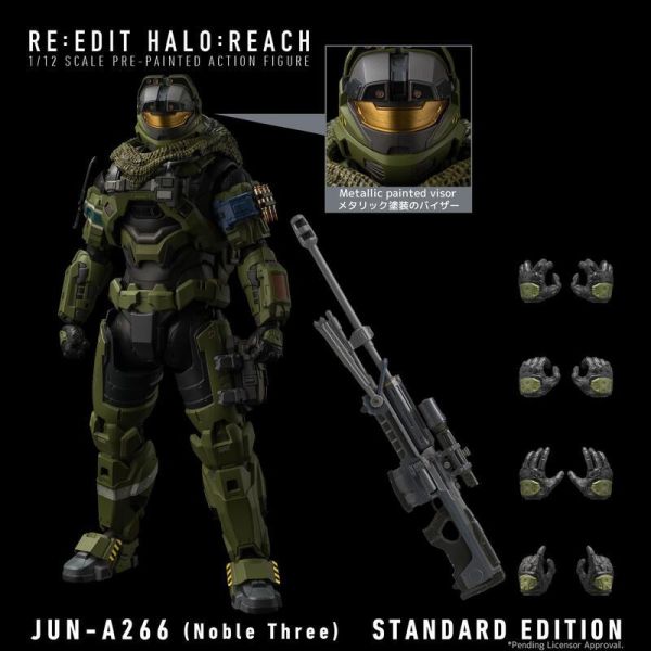 預購12月 千值練 1000Toys 1/12 RE:EDIT HALO 最後一戰 JUN-A266 貴族3號 可動完成品 