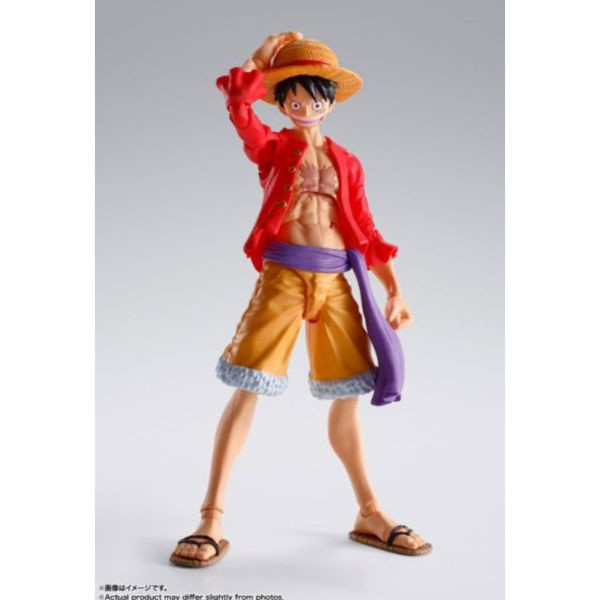 預購25年1月 萬代 代理版 SHF S.H.F 航海王 蒙其‧D‧魯夫-鬼島討伐-(再販) 