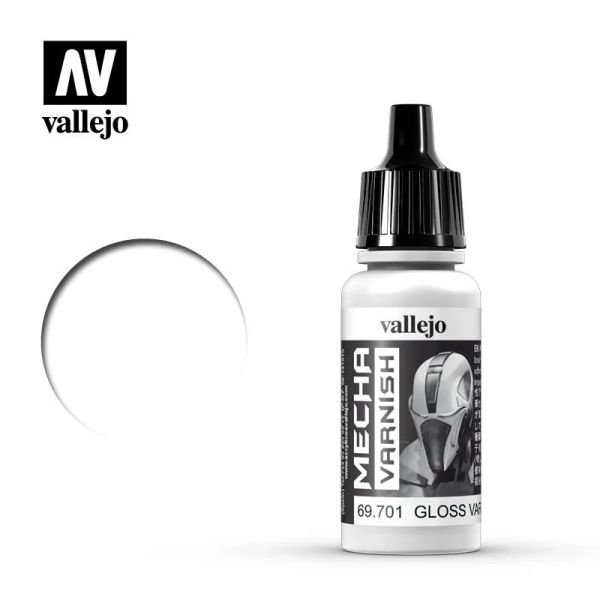 Acrylicos Vallejo 69701- Mecha Color - 亮光保護漆 Gloss varnish - 17 ml. 