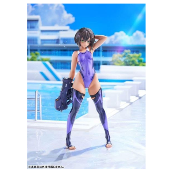 預購9月 HJ限定 AMAKUNI ARMS NOTE 水泳部的部長 1/7 紫泳裝 