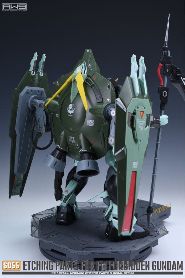 鋼魂 AW9 S55 FM 1/100 禁斷鋼彈 專用蝕刻片 附水貼 