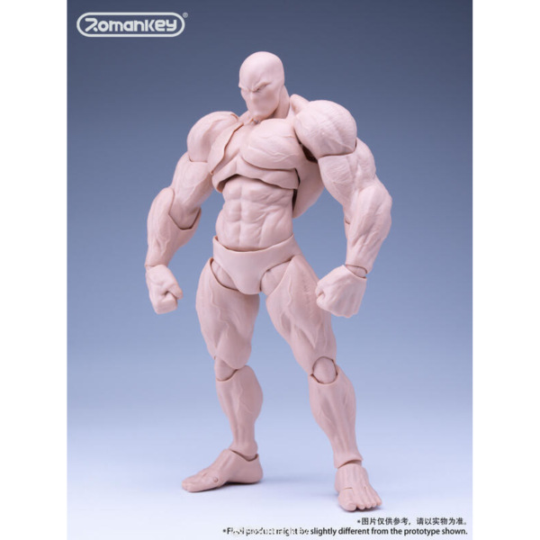 預購第四季 Romankey 超可動 男素體 1/12 大塊頭 UMS003 白膚 