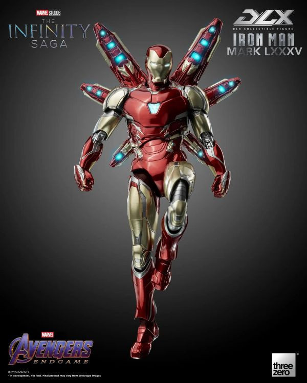 現貨 THREEZERO DLX 鋼鐵人 Mark 85 17.5cm 可動公仔 