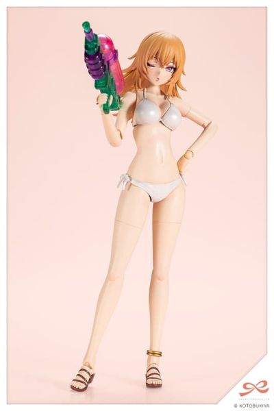 預購26年1月 壽屋 創彩少女庭園 一條星羅 泳裝 髮型變換 組裝模型 