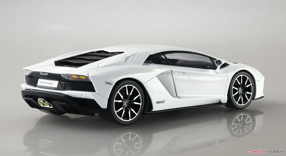 青島社 AOSHIMA 1/32 SNAP KIT 07-PW Aventador S 珠白色 <多色成型免膠水> 