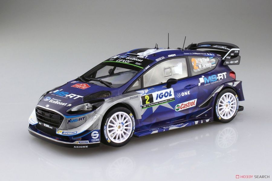 青島社 AOSHIMA 1/24 汽車模型  福特 RS WRC 環法2017 組裝模型 