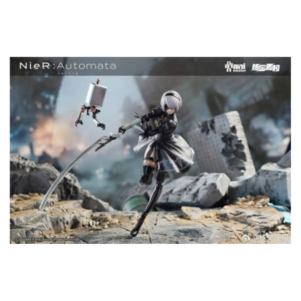 核金重構 包膠人偶 尼爾：自動人形 Ver1.1a 2B 1/9 可動 