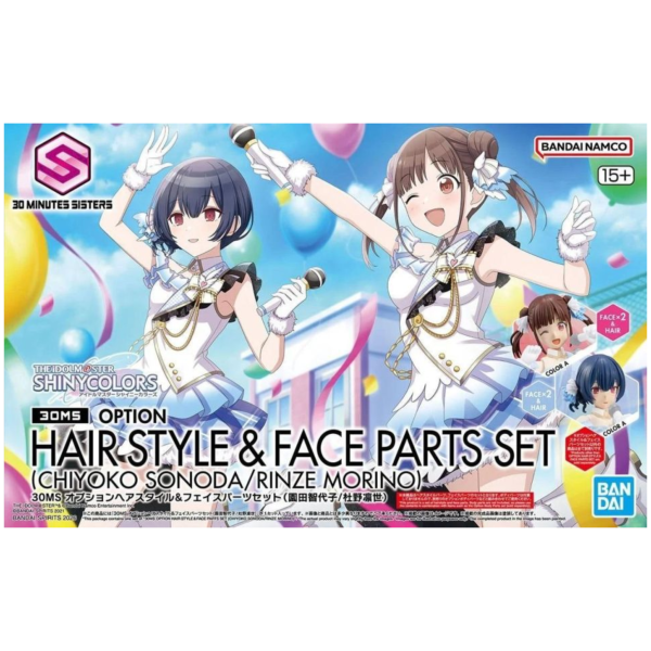 萬代 BANDAI 30MS 組裝少女輕作戰 偶像大師 閃耀色彩 髮型&臉部套組 園田智代子 杜野凜世 
