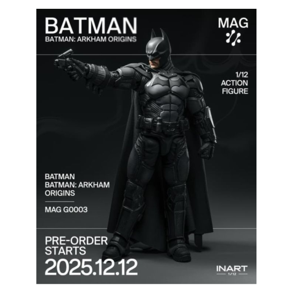 預購26年Q3 INART 1/12 可動 蝙蝠俠 阿卡漢起源 