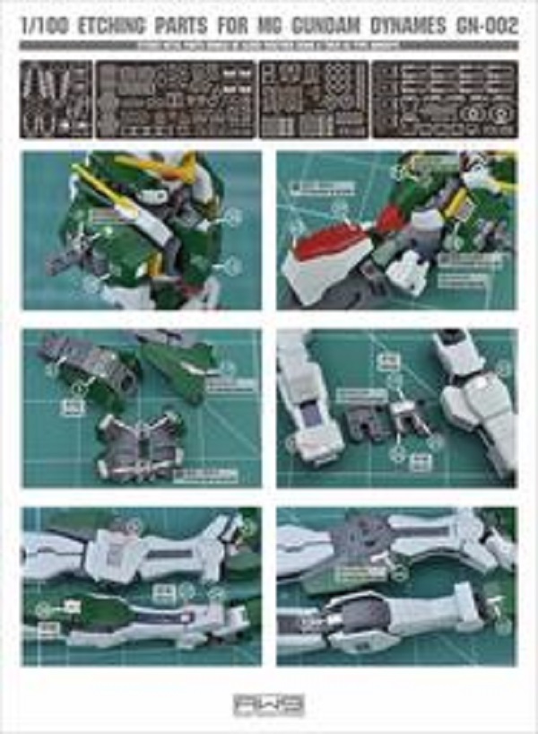 鋼魂 AW9 S09 MG 1/100 力天使 金屬蝕刻片改造套件 