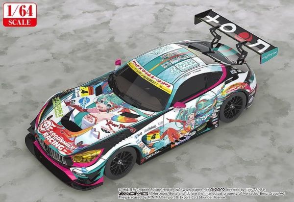預購27年5月 GSC 1/64 初音未來GT計畫 賽車初音 AMG 2016 SUPER GT Ver 