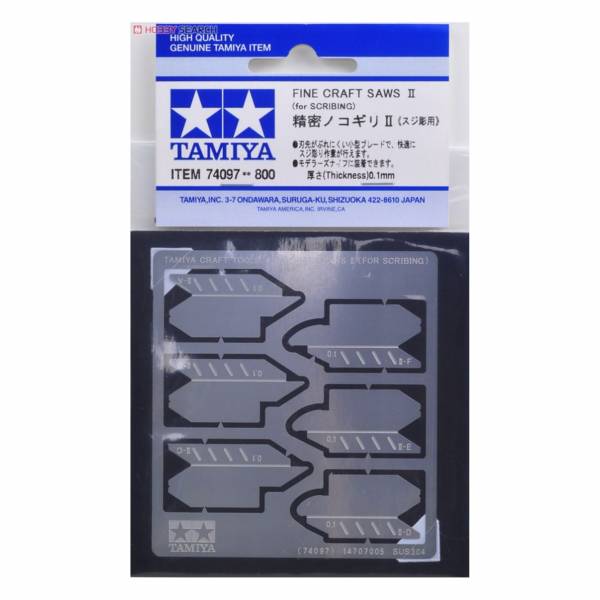 田宮 TAMIYA 74097 蝕刻鋸片 0.1mm 