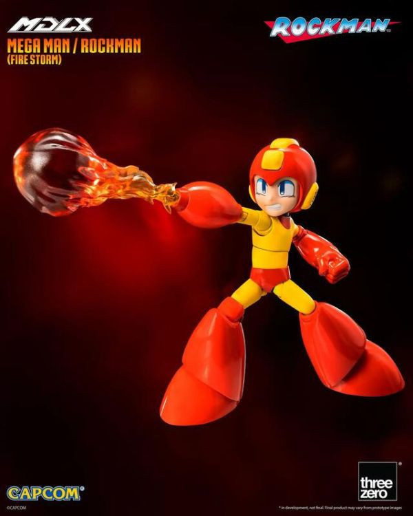 threezero MDLX 洛克人 火焰風暴 可動完成品 