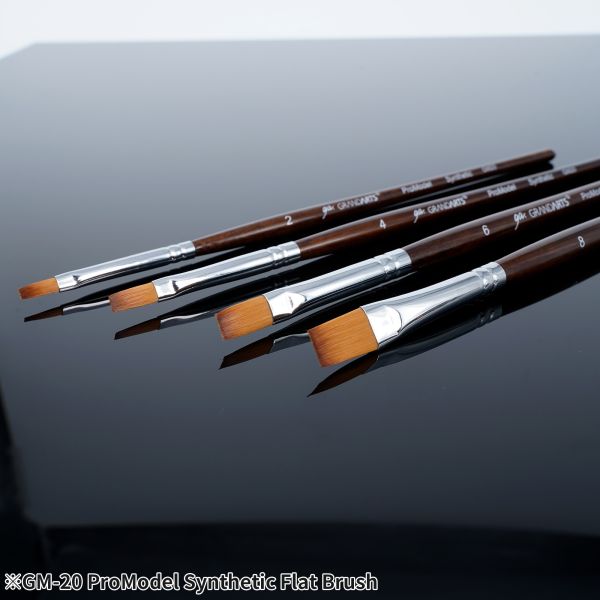 預購26年1月 GRANDARTSXMADWORKS GM-20 進階尼龍平筆套組 (2/4/6/8) 