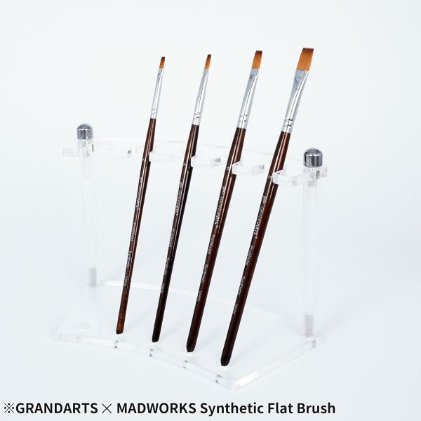 預購26年1月 GRANDARTSXMADWORKS GM-20 進階尼龍平筆套組 (2/4/6/8) 