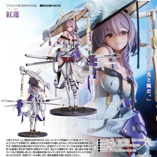 好微笑 代理版 1/7 勝利女神：妮姬 紅蓮 PVC 完成品 