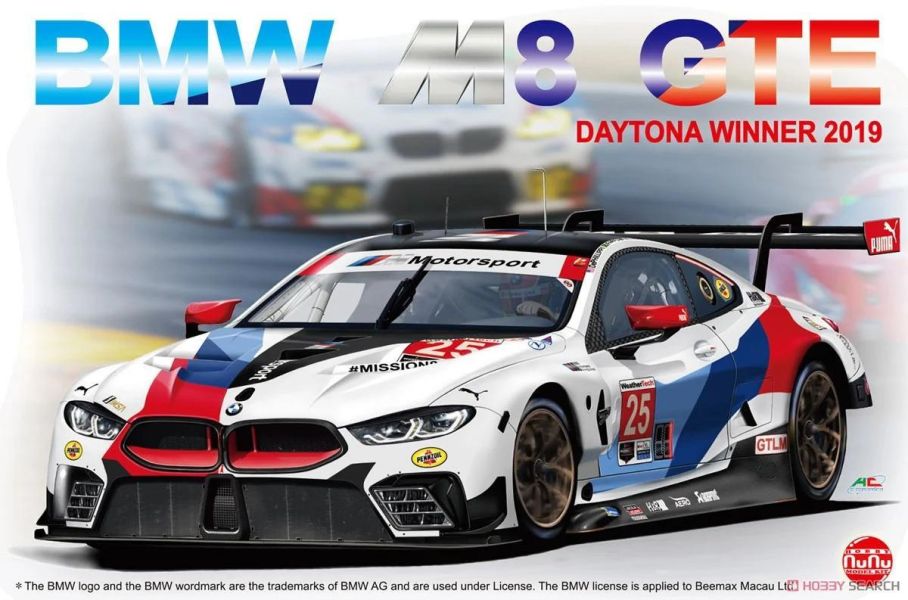預購11月 PLATZ模型 1/24 PN24010 BMW M8 GTE 2019 戴通納24小時 冠軍 
