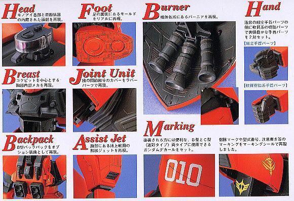 萬代 MG 1/100 組裝模型 傑爾古格加農 強尼．萊登專用機 