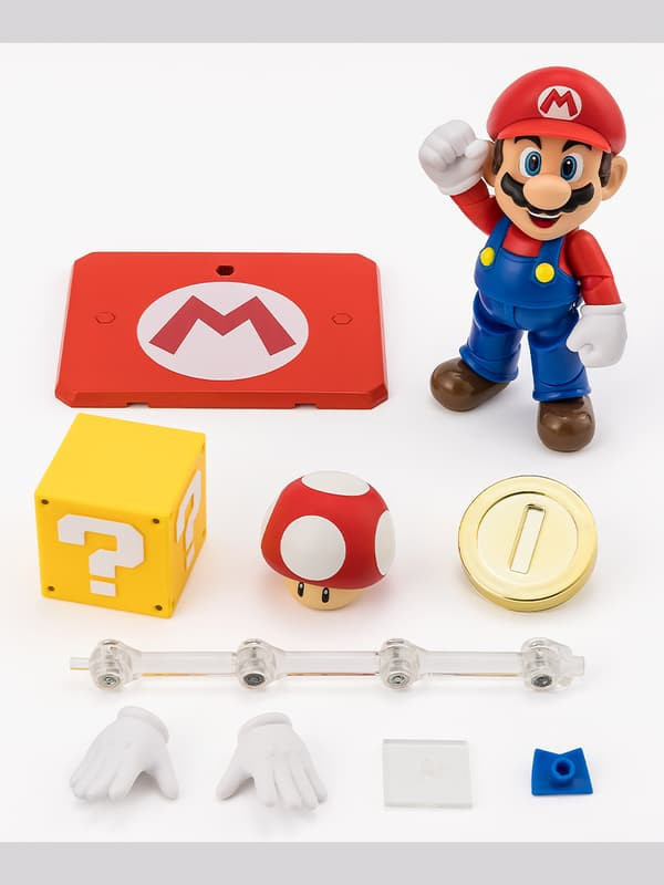 預購26年2月 萬代 SHF SUPER MARIO 超級瑪利歐 瑪利歐 