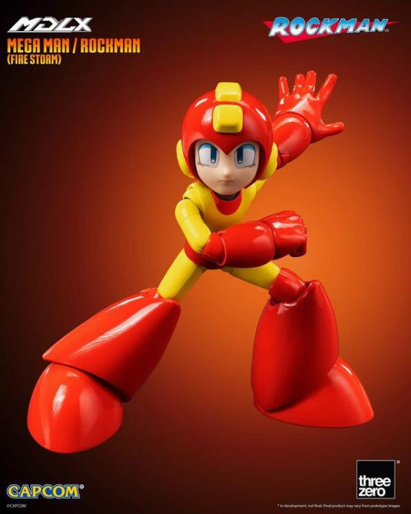 threezero MDLX 洛克人 火焰風暴 可動完成品 