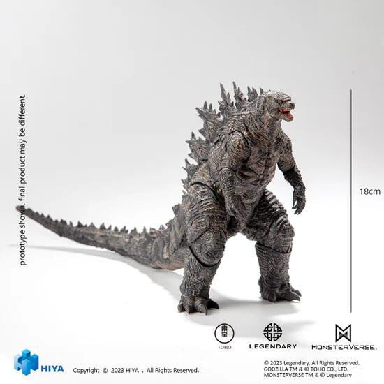 預購25年4月 HIYA 海雅 哥吉拉 2019 怪獸之王 哥吉拉 再版 可動完成品 